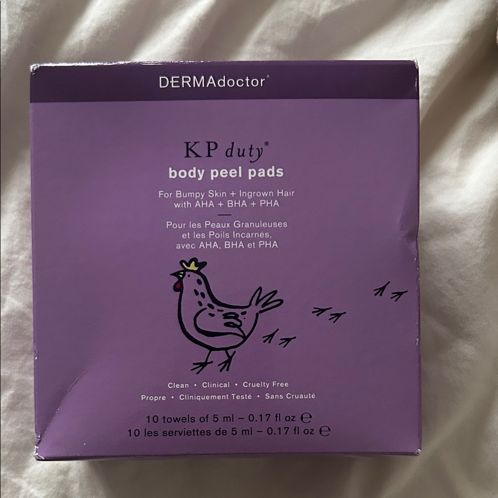 DERMAdoctor KP Duty Body Peel Pads - Purple